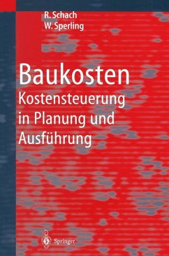 Baukosten (eBook, PDF) - Schach, Rainer; Sperling, Wolfgang