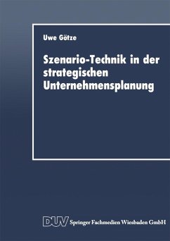 Cover Szenario-Technik in der strategischen Unternehmensplanung (eBook, PDF)