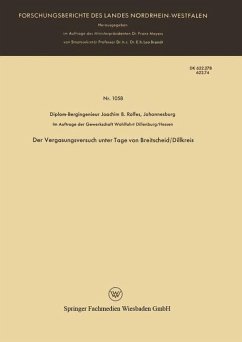 Cover Der Vergasungsversuch unter Tage von Breitscheid/Dillkreis (eBook, PDF)