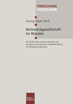 Netzwerkgesellschaft im Wandel (eBook, PDF) - Park, Jeong-Seok