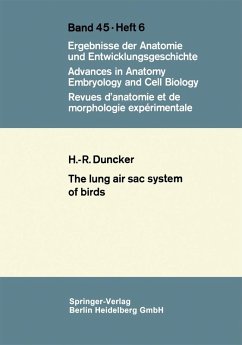 The Lung Air Sac System of Birds (eBook, PDF) - Duncker, Hans-Rainer