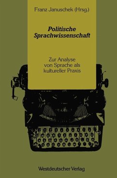 Cover Politische Sprachwissenschaft (eBook, PDF)