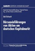 Börseneinführungen von Aktien am deutschen Kapitalmarkt (eBook, PDF)