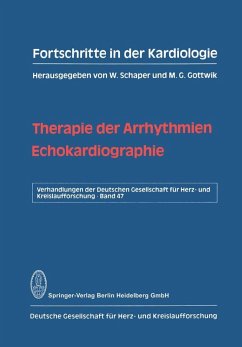 Therapie der Arrhythmien. Echokardiographie (eBook, PDF) - Schaper, W.; Gottwik, M. G.