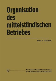 Cover Organisation des mittelständischen Betriebes (eBook, PDF)