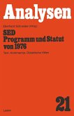 SED - Programm und Statut von 1976 (eBook, PDF)