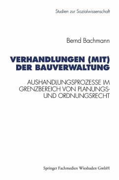 Verhandlungen (mit) der Bauverwaltung (eBook, PDF)