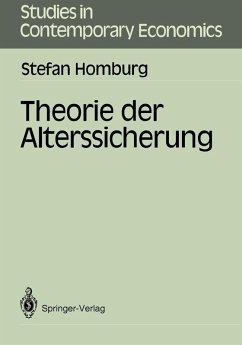 Theorie der Alterssicherung (eBook, PDF) - Homburg, Stefan