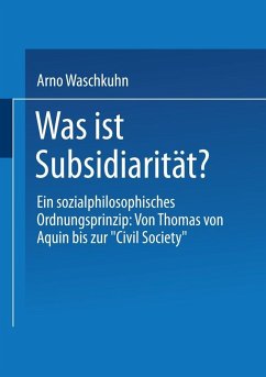 Was ist Subsidiarität? (eBook, PDF) - Waschkuhn, Arno