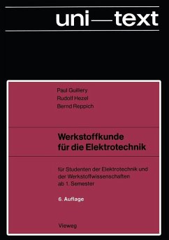 Werkstoffkunde für die Elektrotechnik (eBook, PDF) - Guillery, Paul; Hezel, Rudolf; Reppich, Bernd