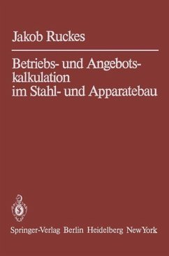 Cover Betriebs- und Angebotskalkulation im Stahl- und Apparatebau (eBook, PDF)