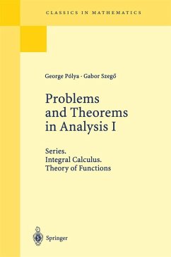 Problems and Theorems in Analysis I (eBook, PDF) - Polya, George; Szegö, Gabor