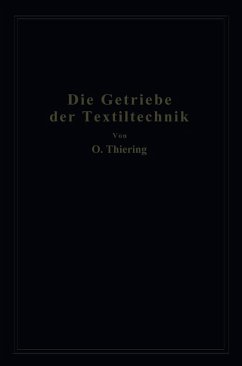 Cover Die Getriebe der Textiltechanik (eBook, PDF)
