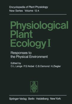 Physiological Plant Ecology I (eBook, PDF) - Lange, O. L.; Nobel, P. S.; Osmond, C. B.; Ziegler, H.