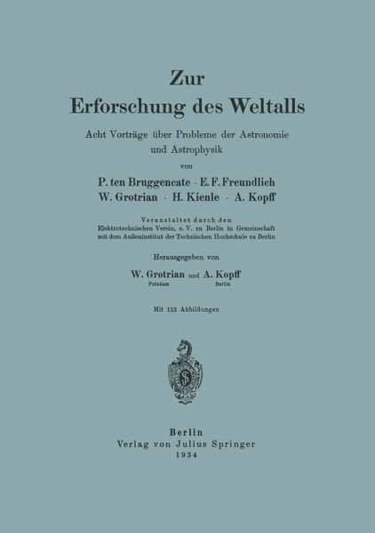Zur Erforschung des Weltalls (eBook, PDF) Zur Erforschung des Weltalls (eBook, PDF)
