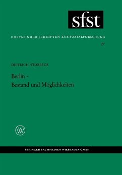 Cover Berlin - Bestand und Möglichkeiten (eBook, PDF)
