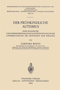 Der Frühkindliche Autismus (eBook, PDF) - Bosch, Gerhard