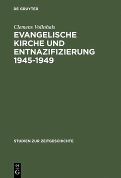 Evangelische Kirche und Entnazifizierung 1945-1949 (eBook, PDF) - Vollnhals, Clemens