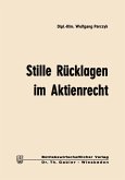 Stille Rücklagen im Aktienrecht (eBook, PDF)