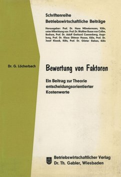 Bewertung von Faktoren (eBook, PDF) - Löcherbach, Gerhard