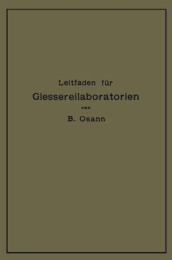 Leitfaden für Gießereilaboratorien (eBook, PDF) - Osann, Bernhard