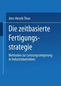 Die zeitbasierte Fertigungsstrategie (eBook, PDF) - Thun, Jörn-Henrik