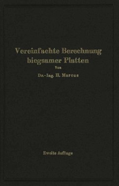 Cover Die vereinfachte Berechnung biegsamer Platten (eBook, PDF)
