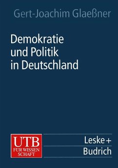 Cover Demokratie und Politik in Deutschland (eBook, PDF)