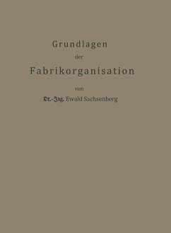Cover Grundlagen der Fabrikorganisation (eBook, PDF)