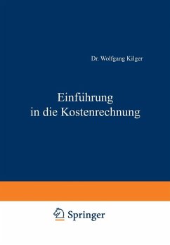 Einführung in die Kostenrechnung (eBook, PDF) - Wolfgang, Kilger