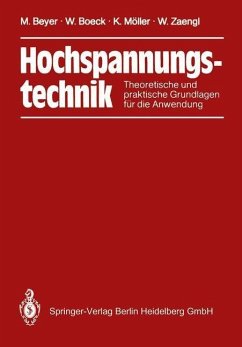 Hochspannungstechnik (eBook, PDF) - Beyer, Manfred; Boeck, Wolfram; Möller, Klaus; Zaengl, Walter