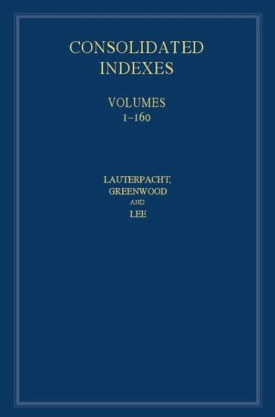 International Law Reports, Consolidated Index (eBook, PDF) International Law Reports, Consolidated Index (eBook, PDF)