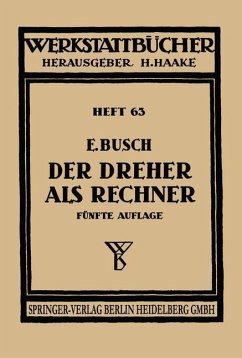 Der Dreher als Rechner (eBook, PDF) - Busch, E.; Haake, H.; Lattermann, O.