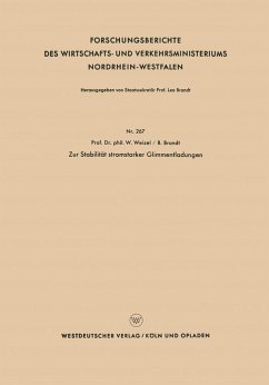 Zur Stabilität stromstarker Glimmentladungen (eBook, PDF) - Weizel, Walter