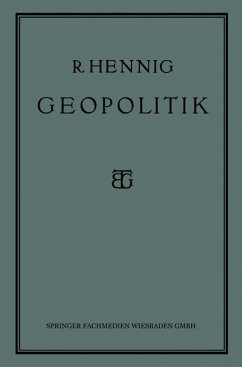 Geopolitik (eBook, PDF) - Hennig, Richard