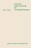 Lineare Optimierung im Transportwesen (eBook, PDF)