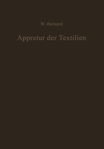 Appretur der Textilien (eBook, PDF)