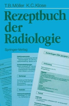 Rezeptbuch der Radiologie (eBook, PDF) - Möller, Torsten B.; Klose, Klaus-Christian