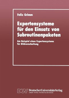 Cover Expertensysteme für den Einsatz von Subroutinenpaketen (eBook, PDF)