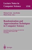 Randomization and Approximation Techniques in Computer Science (eBook, PDF)