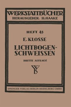 Das Lichtbogenschweißen (eBook, PDF) - Klosse, Ernst