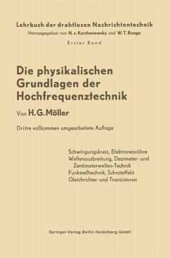 Die Physikalischen Grundlagen der Hochfrequenztechnik (eBook, PDF) - Möller, Hans Georg; Korshenewsky, Nicolai von; Runge, Wilhelm T.