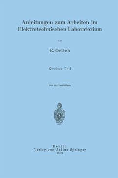 Cover Anleitungen zum Arbeiten im Elektrotechnischen Laboratorium (eBook, PDF)