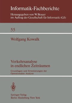Verkehrsanalyse in endlichen Zeiträumen (eBook, PDF) - Kowalk, W.