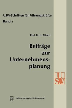Beiträge zur Unternehmensplanung (eBook, PDF) - Albach, Horst