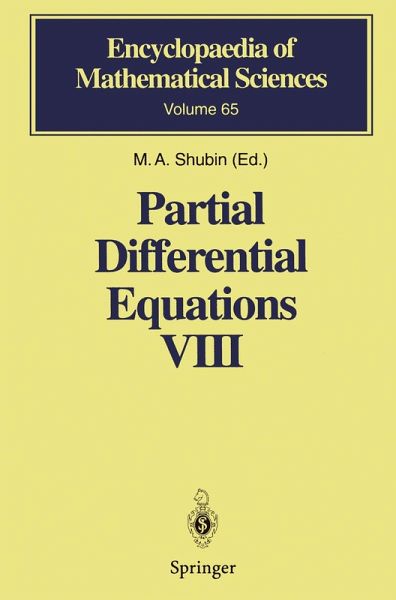 Partial Differential Equations VIII (eBook, PDF)