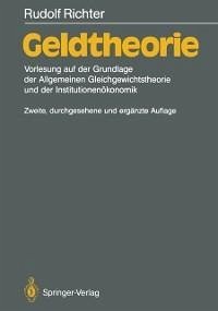 Geldtheorie (eBook, PDF) - Richter, Rudolf
