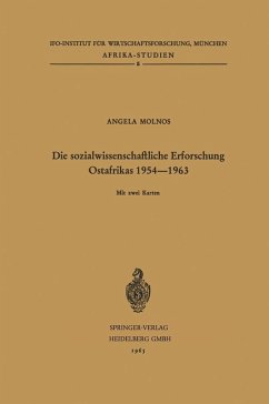 Cover Die sozialwissenschaftliche Erforschung Ostafrikas 1954-1963 (eBook, PDF)