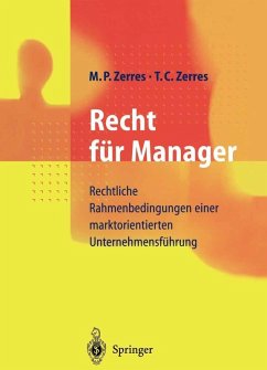 Recht für Manager (eBook, PDF) - Zerres, Michael P.; Zerres, Thomas C.