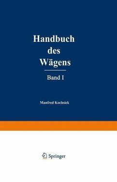Handbuch des Wägens (eBook, PDF) Cover Handbuch des Wägens (eBook, PDF)
